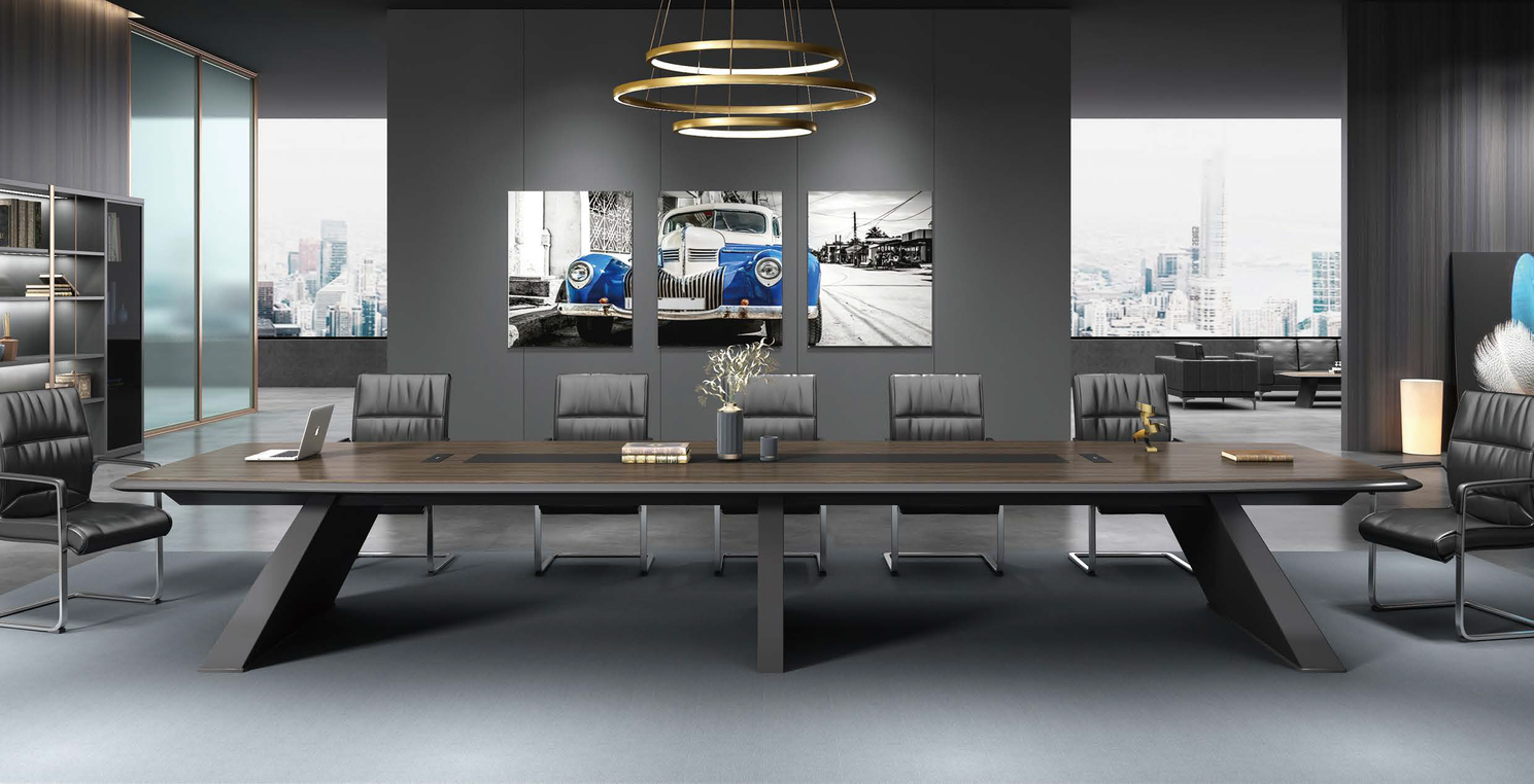 ERGO Meeting Table Wood Legs 200x120 - Korsy360
